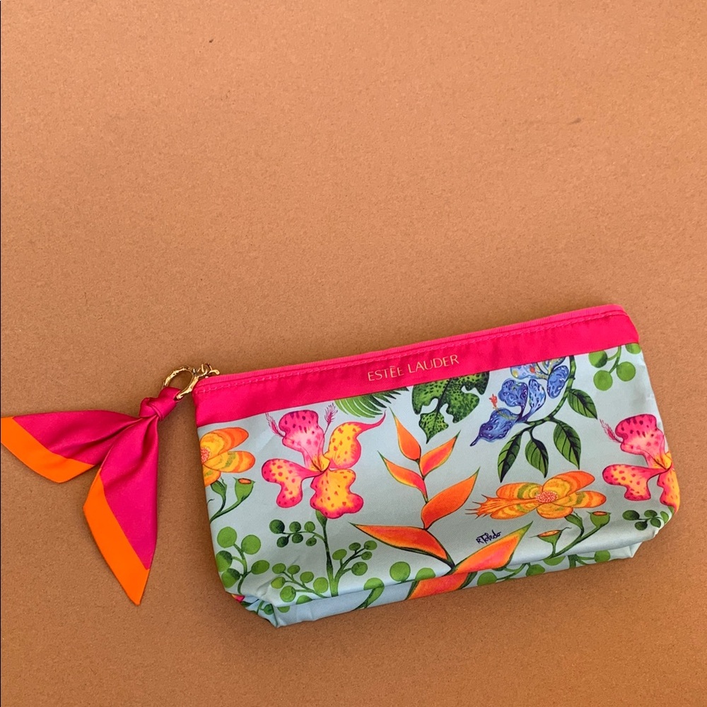 Estee Lauder Multicolor cosmetic bag